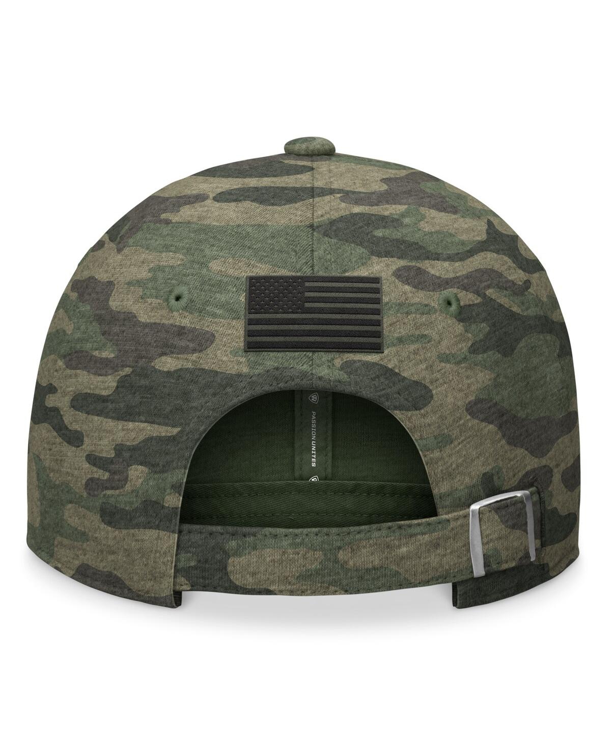 Top Of The World Camo Auburn Tigers Oht Military Appreciation Hound Adjustable Hat In Wdlnd Camo
