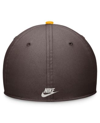 Men's Brown/Gold San Diego Padres Cooperstown Collection Rewind Swooshflex Performance Hat