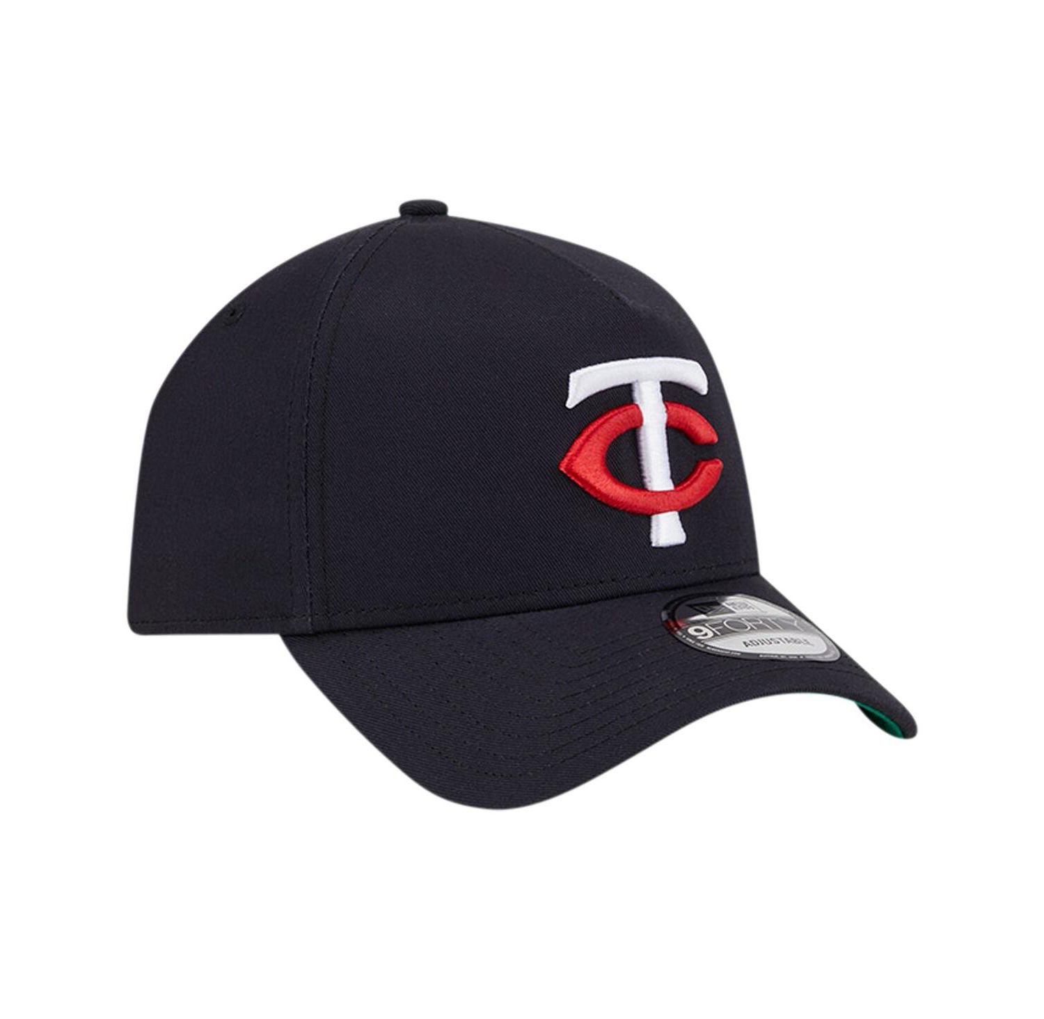 Men's Navy Minnesota Twins Team Color A-Frame 9Forty Adjustable Hat