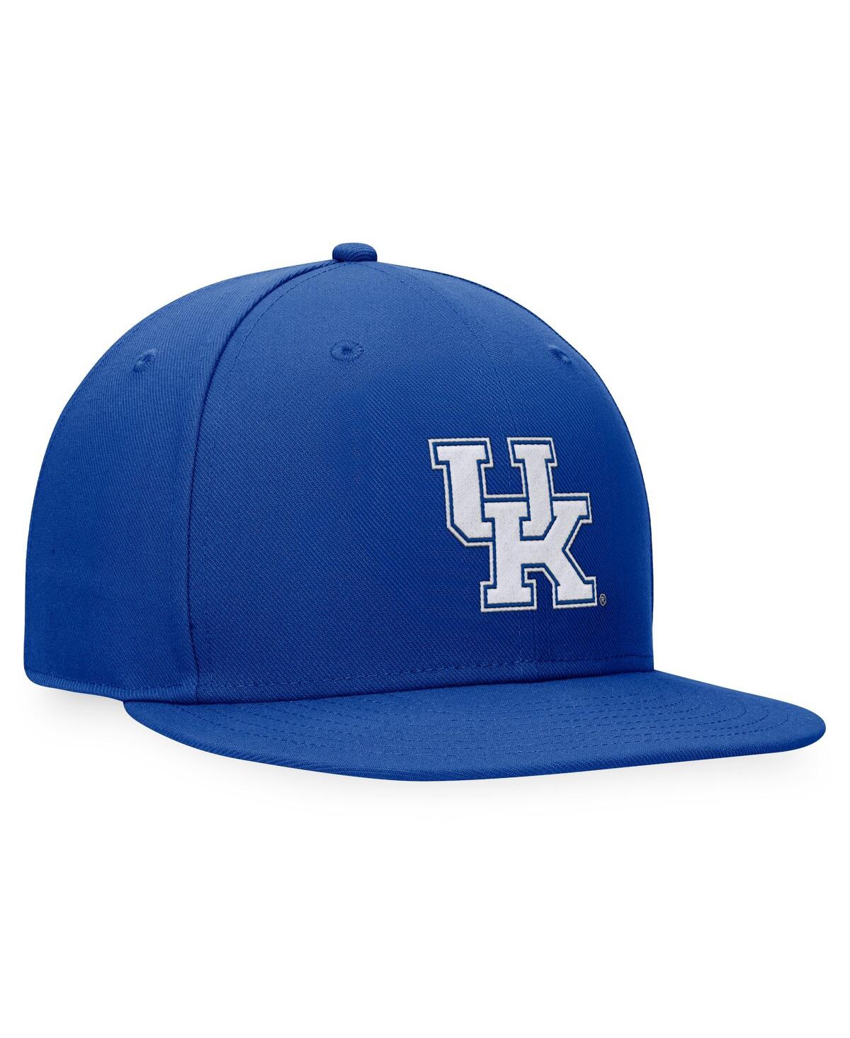 Top Of The World Men's Royal Kentucky Wildcats Fitted Hat In Strk Roy