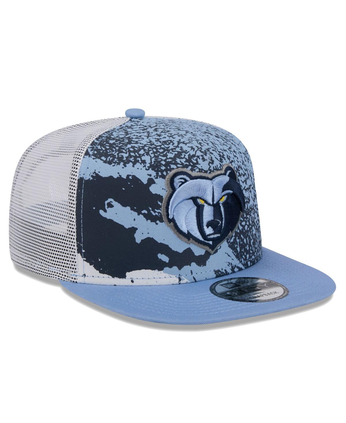 NEW ERA MEN'S LIGHT BLUE MEMPHIS GRIZZLIES COURT SPORT SPECKLE 9FIFTY SNAPBACK HAT 