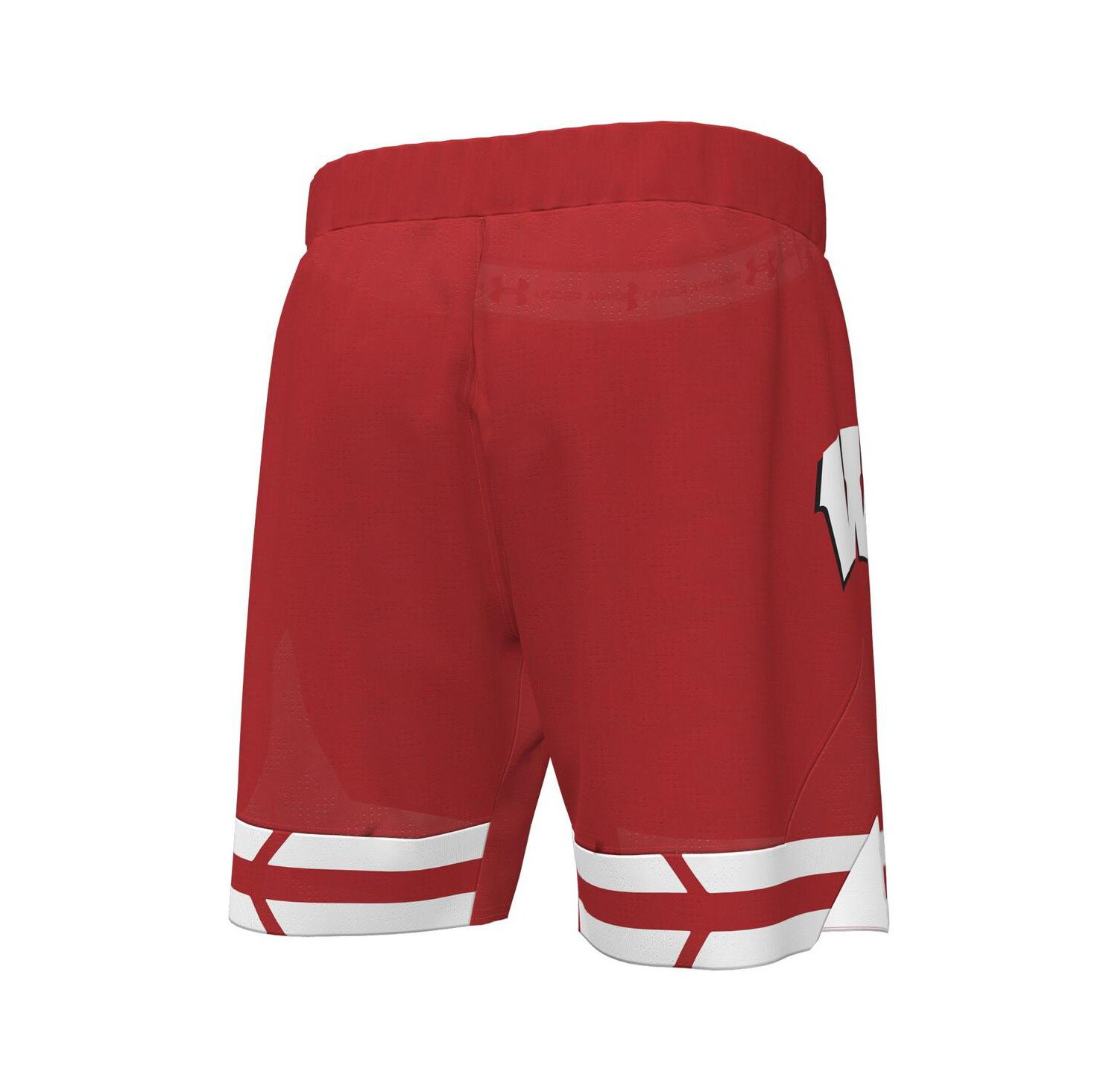 Men's Red Wisconsin Badgers Replica Basketball Shorts