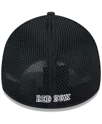 Men's Boston Red Sox Evergreen Black White Neo 39Thirty Flex Hat