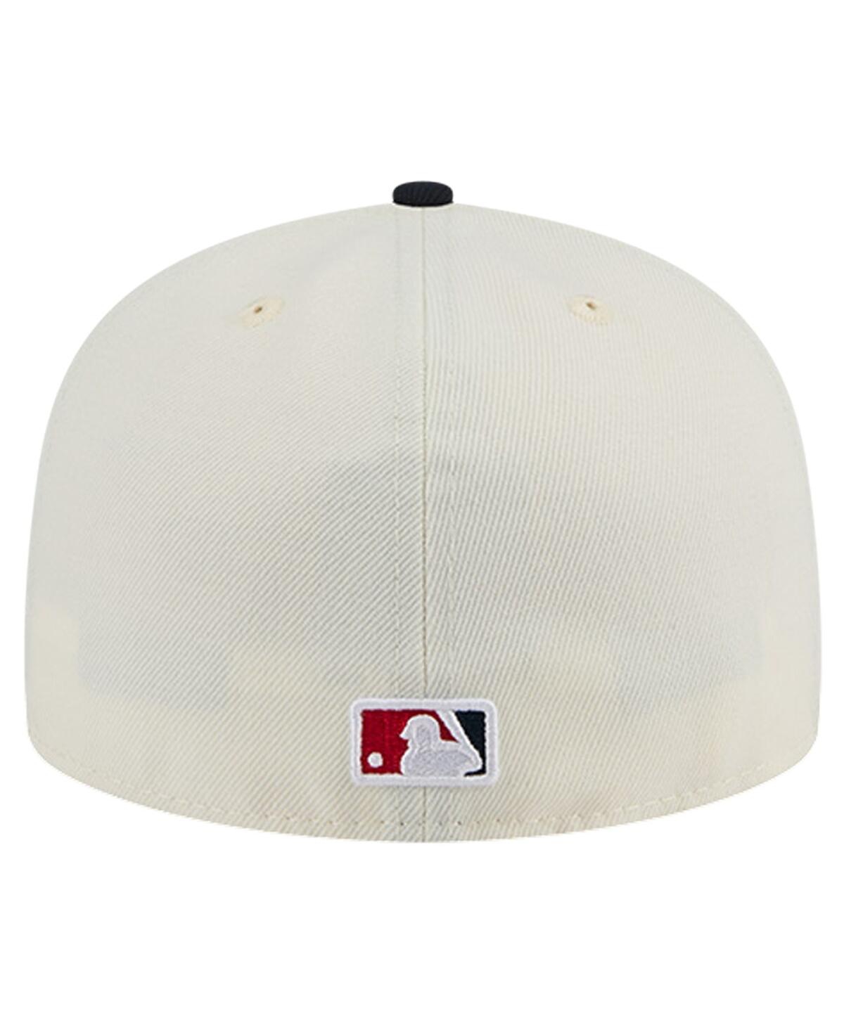 Shop New Era Men's White Washington Nationals Evergreen Chrome 59fifty Fitted Hat