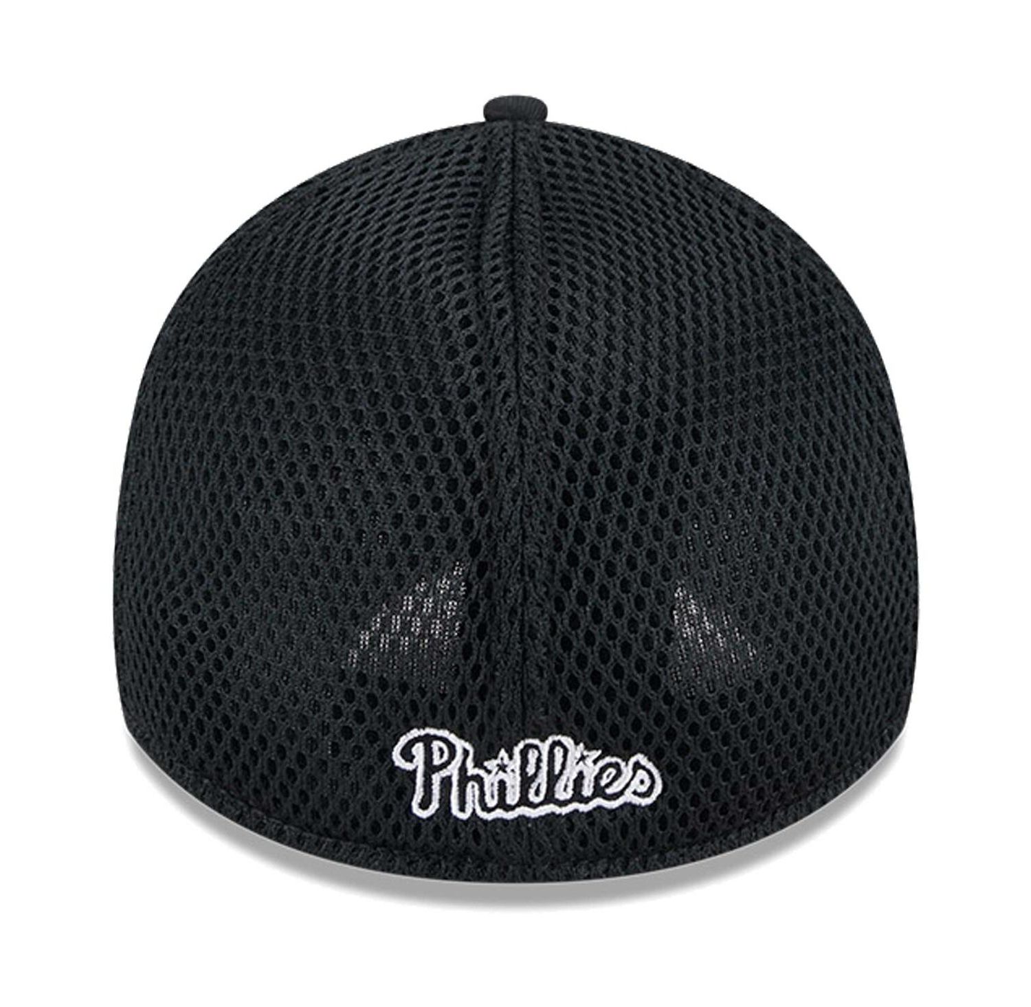 Men's Philadelphia Phillies Evergreen Black White Neo 39Thirty Flex Hat