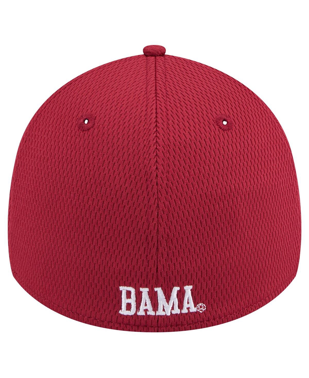 Shop New Era Men's Crimson Alabama Crimson Tide Active Slash Sides 39thirty Flex Hat