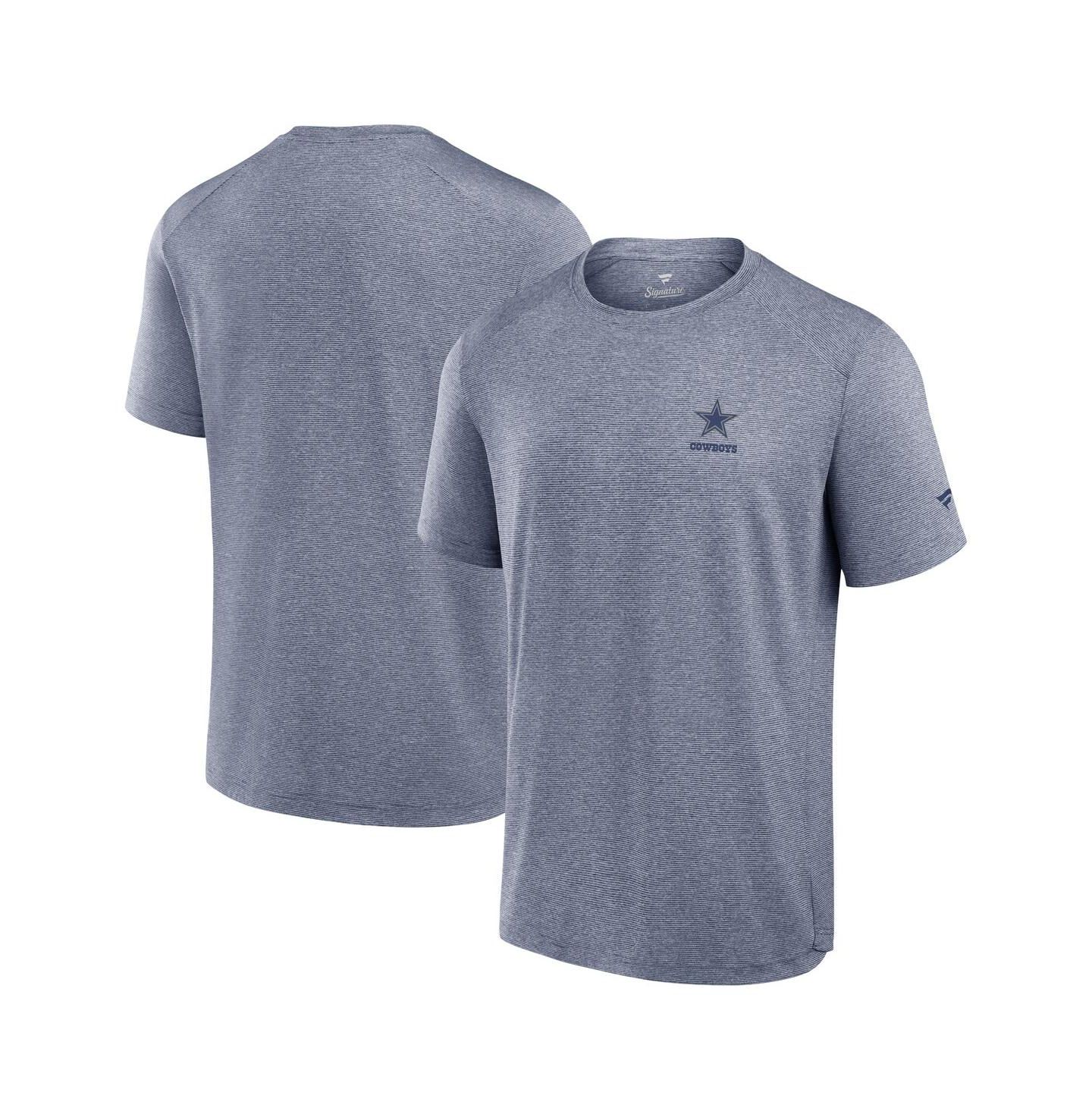 Мужская футболка Fanatics Signature Navy Dallas Cowboys Front Office Tech — фото 1