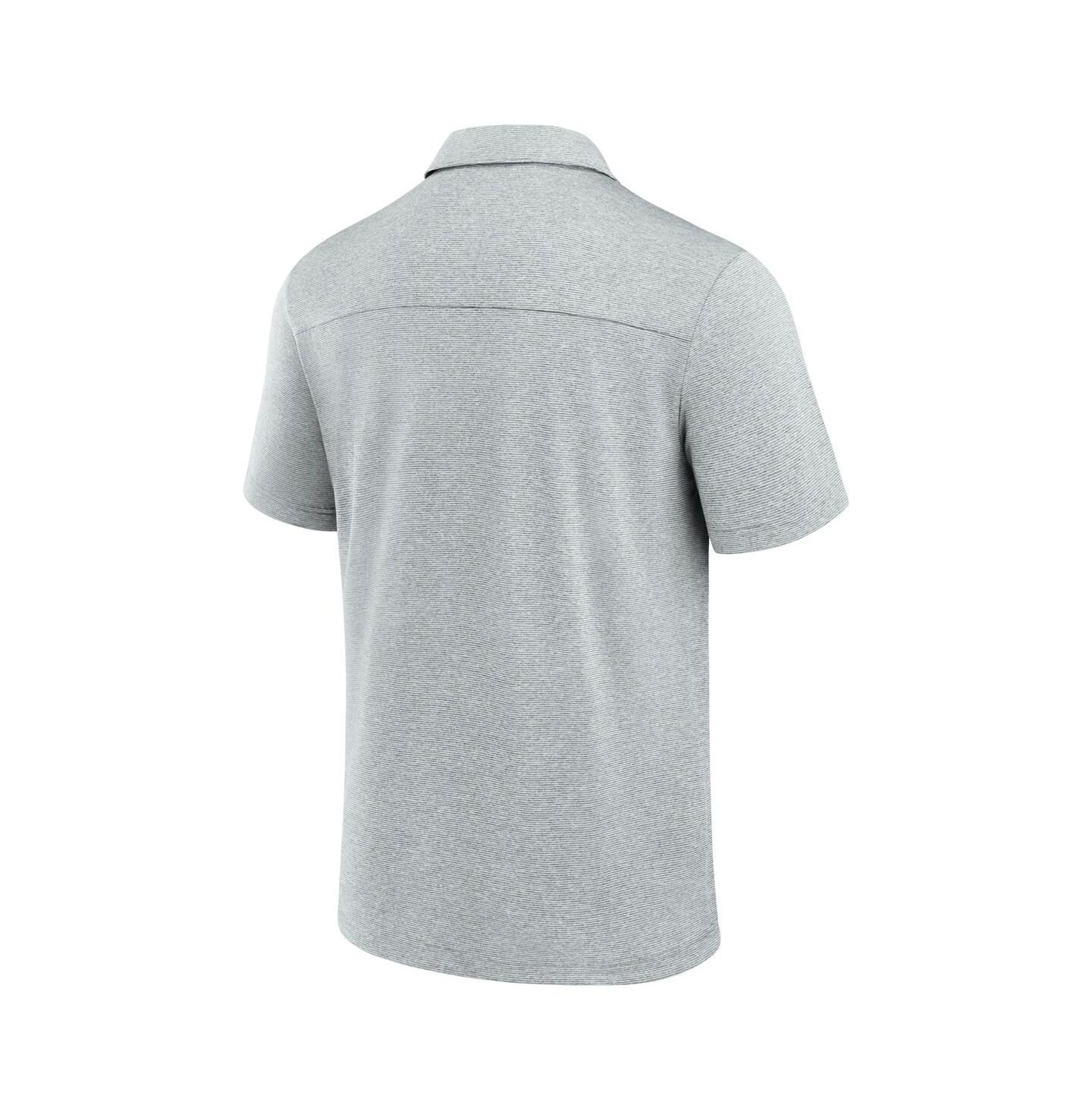 Мужское поло Fanatics Signature Gray Miami Dolphins Front Office Tech Polo — фото 2