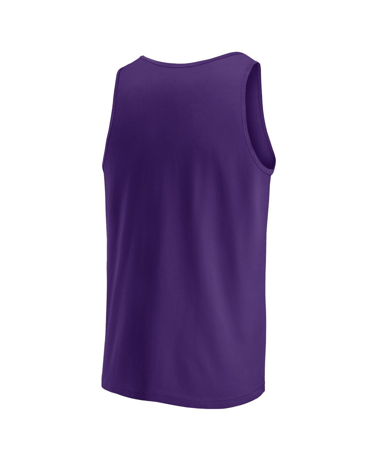 Fanatics Branded Men's Purple Lsu Tigers Wild Game Tank Top In Rp,rp