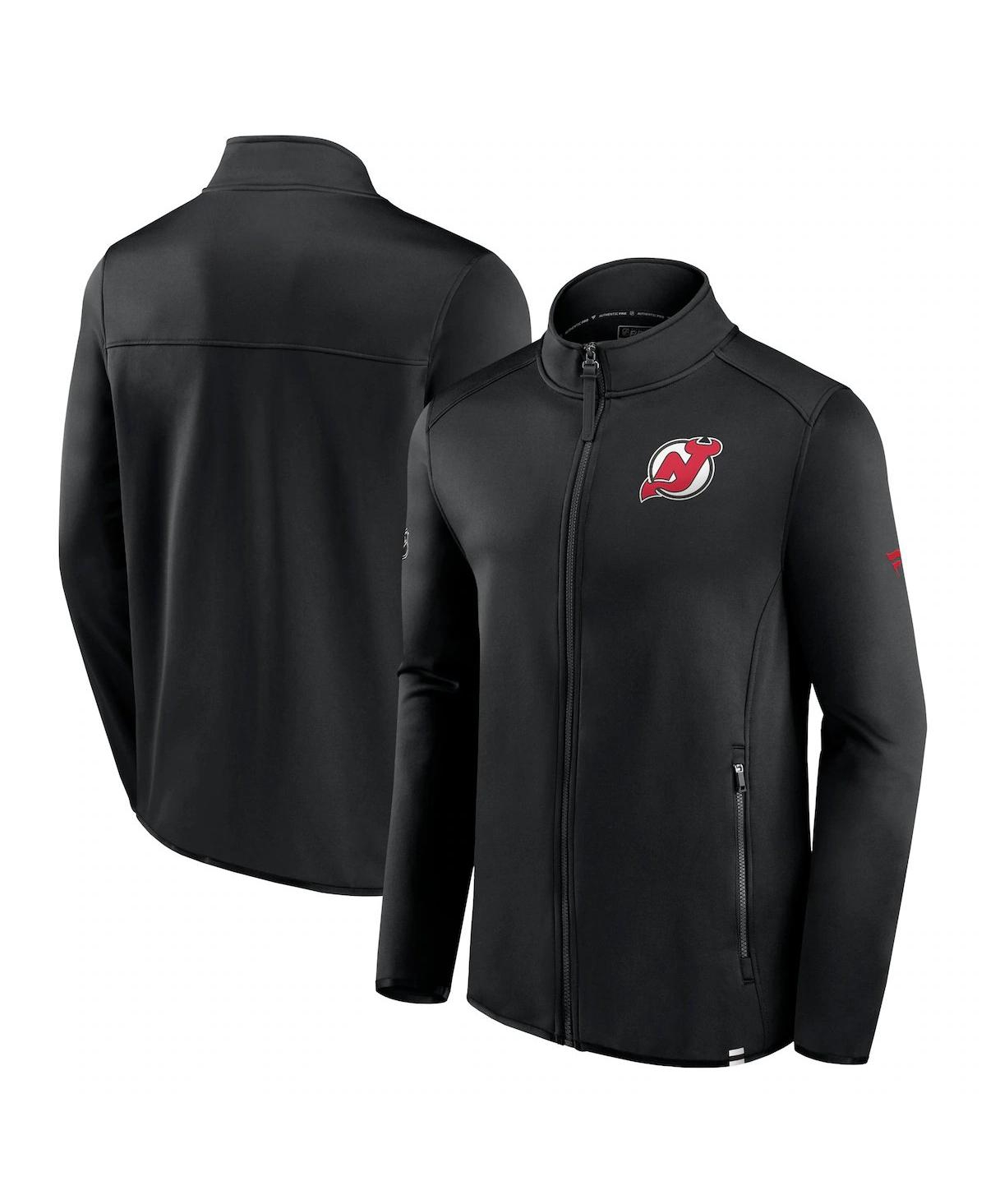 Fanatics Branded Men's Black New Jersey Devils Authentic Pro Full-Zip Jacket - Blck/blk