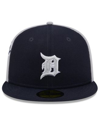 Men's Navy/Gray Detroit Tigers Gameday Sideswipe 59Fifty Fitted Hat