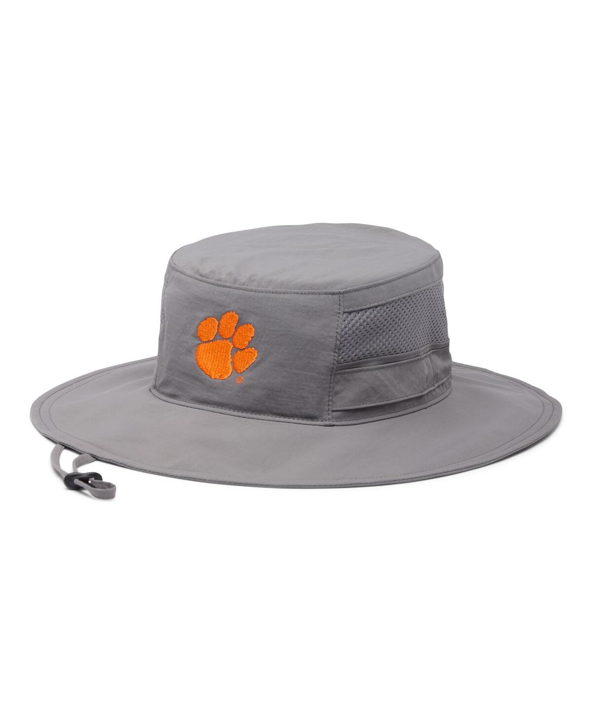 Shop Columbia Unisex Gray Clemson Tigers Bora Bora Booney Ii Omni-shade Hat