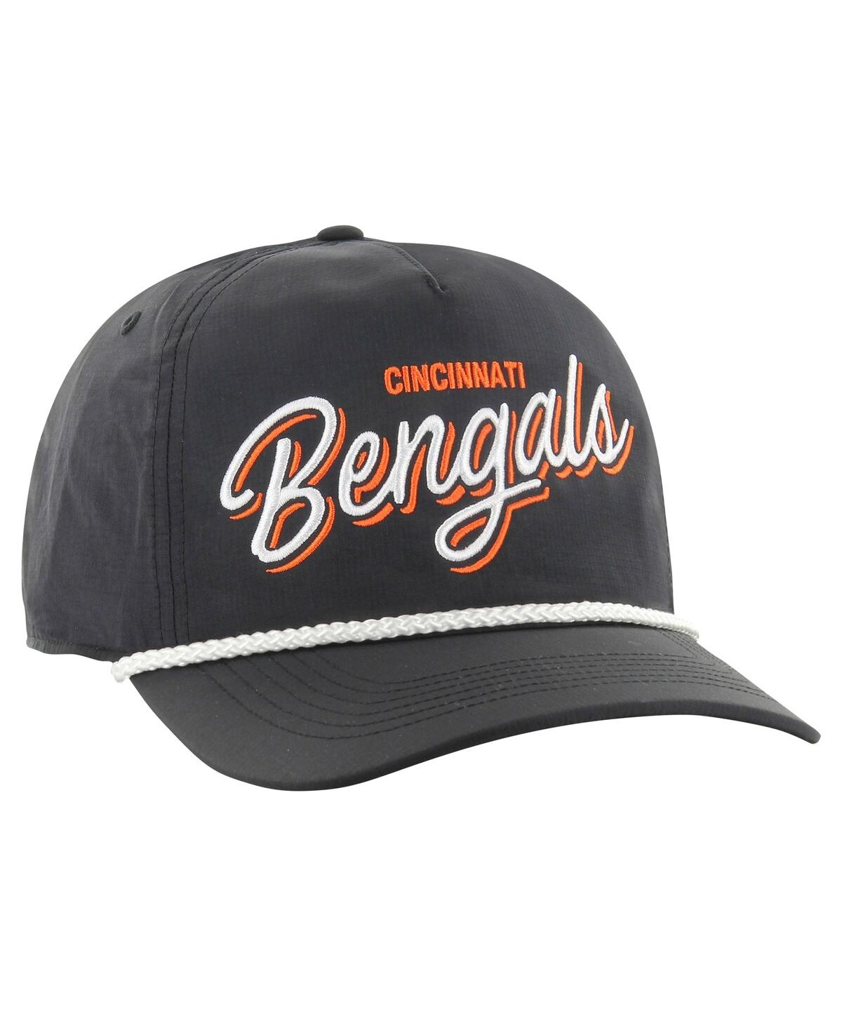 Shop 47 Brand 47 Men's Black Cincinnati Bengals Fairway Hitch Brrr Adjustable Hat