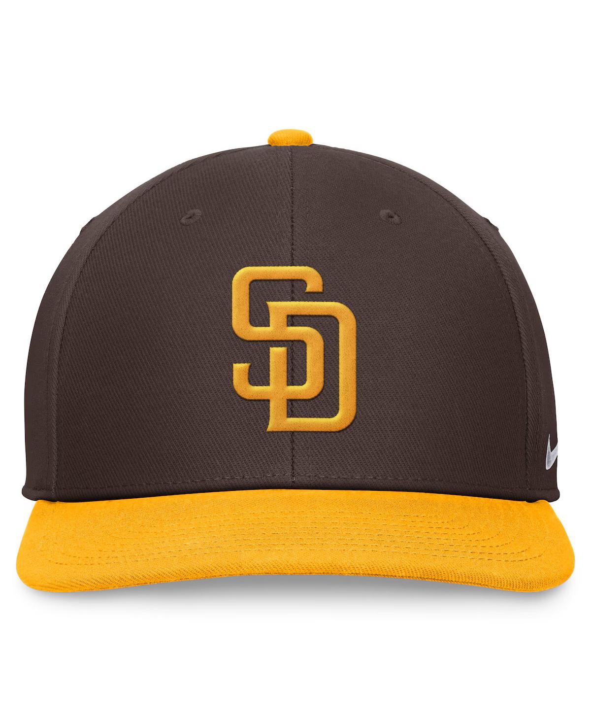 Nike Men's Brown/gold San Diego Padres Evergreen Two-tone Snapback Hat In Dkcdr,ungd