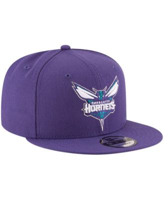 Men's Purple Charlotte Hornets Official Team Color 9fifty Snapback Hat