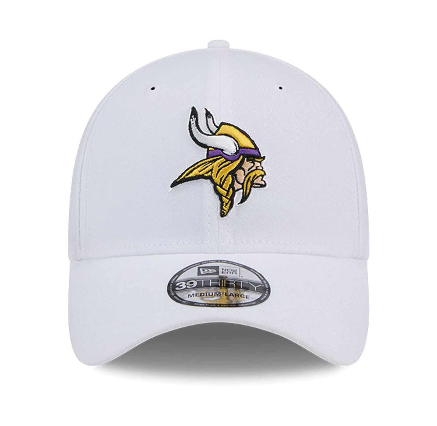Men's White Minnesota Vikings Main 39Thirty Flex Hat