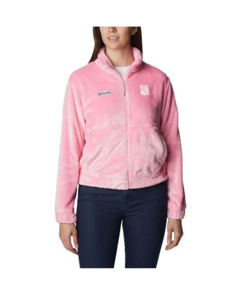 Женские куртки Columbia Women's Pink New York Rangers Fire Side Full-Zip Jacket