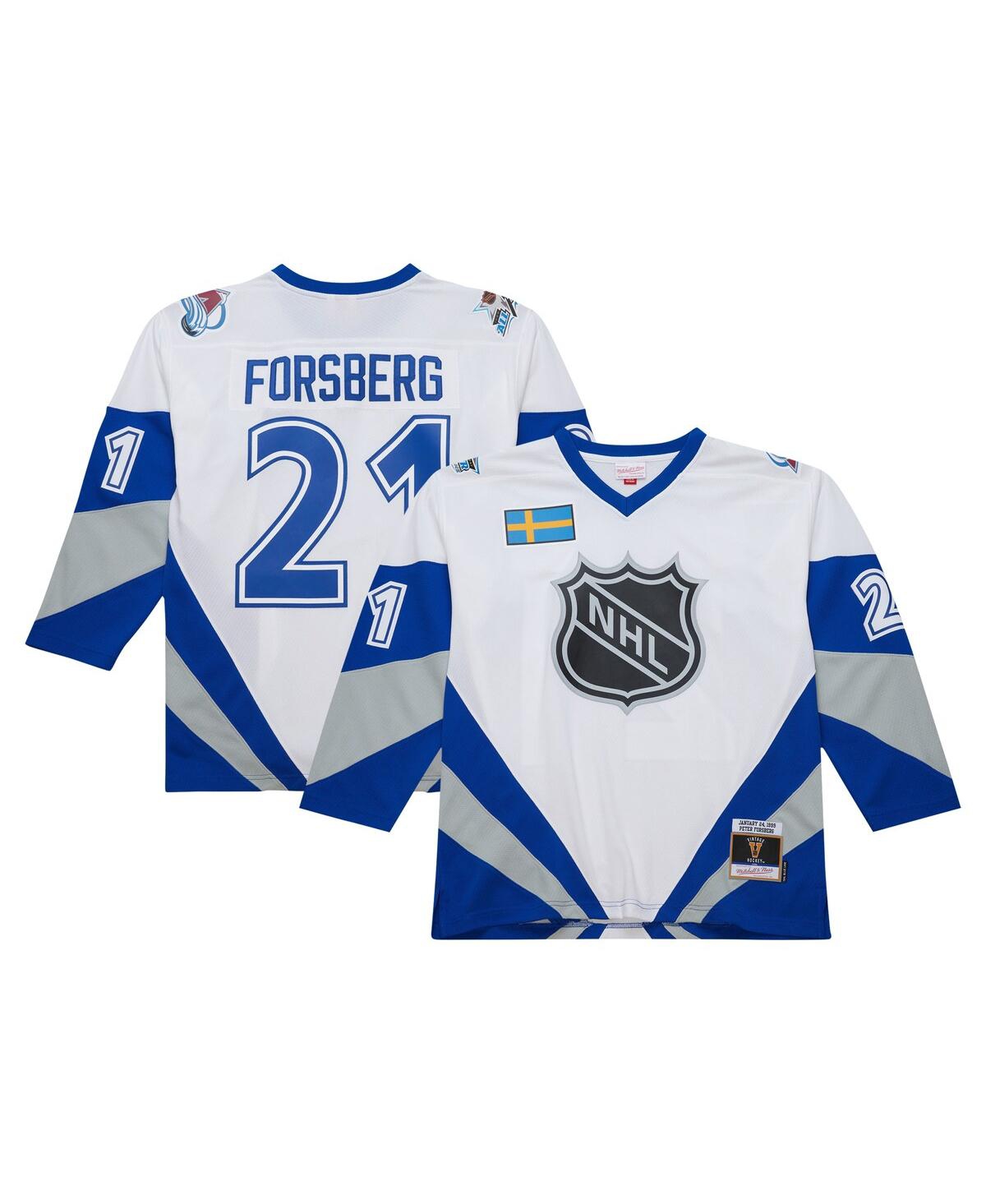 Mitchell Ness Men's Peter Forsberg White 1999 Nhl All-Star Game Blue Line Player Jersey - White