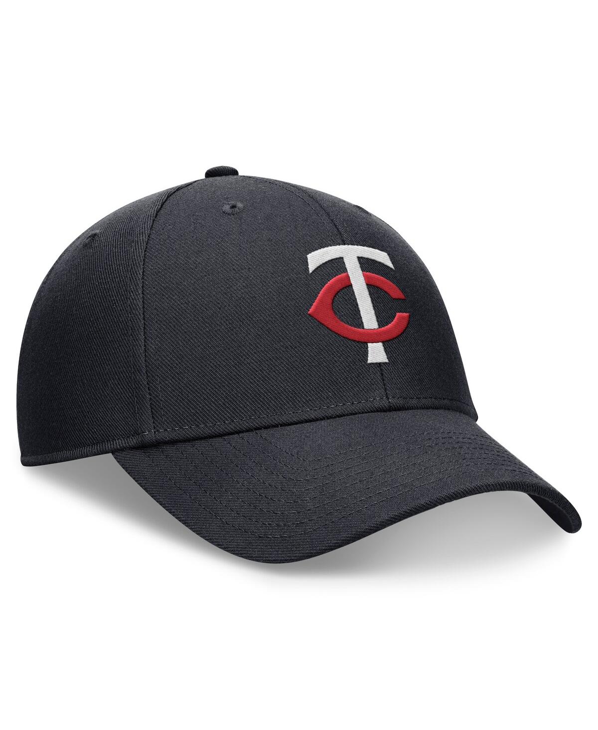 Nike Men's Navy Minnesota Twins Evergreen Club Performance Adjustable Hat In Pitblu,pb