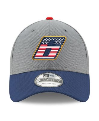 Men's Gray/Navy Brad Keselowski Salute 9Forty Adjustable Hat