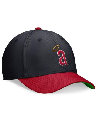 Men's Navy/Red California Angels Cooperstown Collection Rewind Swooshflex Performance Hat