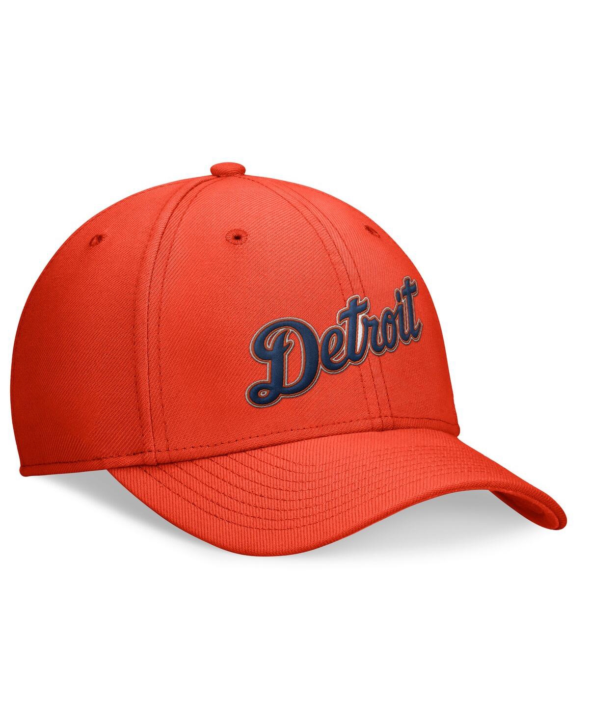 Nike Men's Orange Detroit Tigers Evergreen Performance Flex Hat In Teamorange