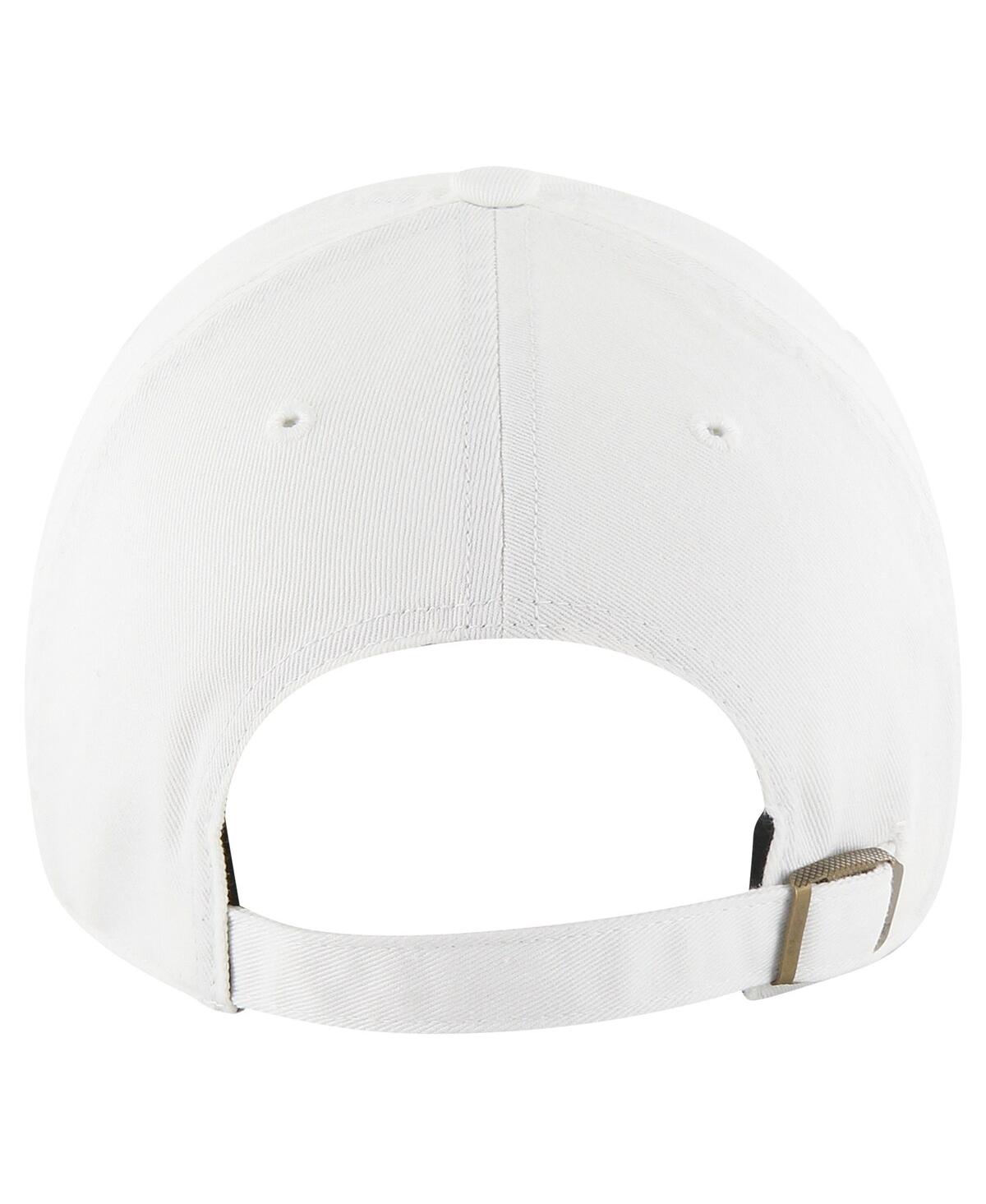 Shop 47 Brand 47 Women's White Jacksonville Jaguars Ballpark Cheer Clean Up Adjustable Hat