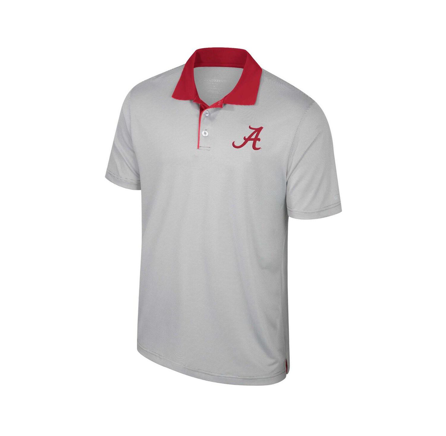 Men's Gray Texas Longhorns Big & Tall Tuck Striped Polo