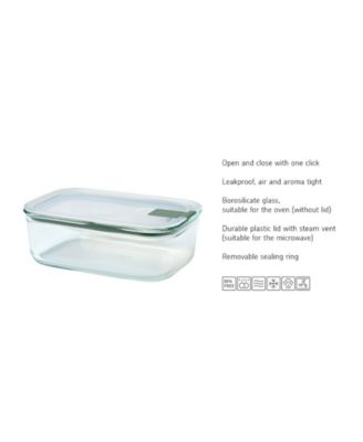 EasyClip 1Pc. 51oz Rectangular Glass Box