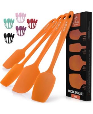 Heat Resistant Non-Stick 4-Piece Silicone Spatula Set for Cooking