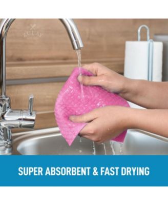 6-Pack Swedish Dishcloths – Eco-Friendly Absorbent Reusable Cloths