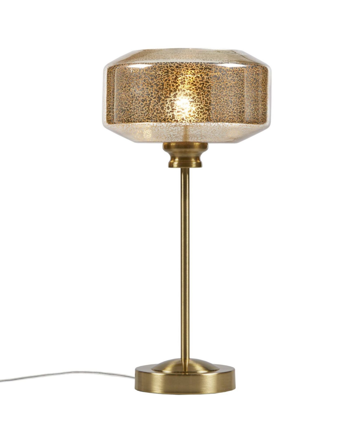 Shop Ink+ivy 17" Mercury Glass Table Lamp In Gold