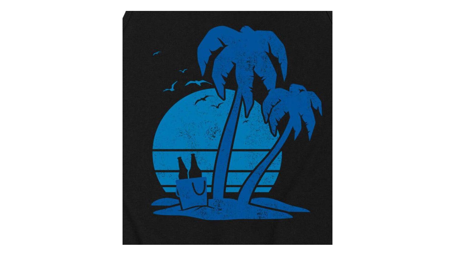 Hybrid Apparel Beach and Beer Mens Jersey Tank