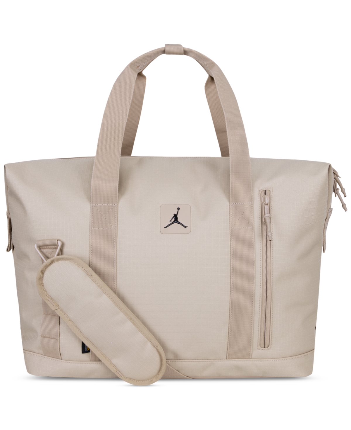 Shop Jordan Men's Cordura Logo Duffel Bag In Legend Md Brown