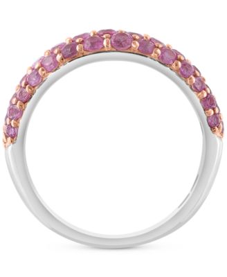 EFFY&reg; Ruby Cluster Dome Ring (1-3/4 ct. t.w.) in Sterling Silver (Also available in Pink Sapphire & Sapphire)