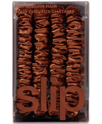 4-Pc. Pure Silk Back-to-Basics Skinny Scrunchies Set