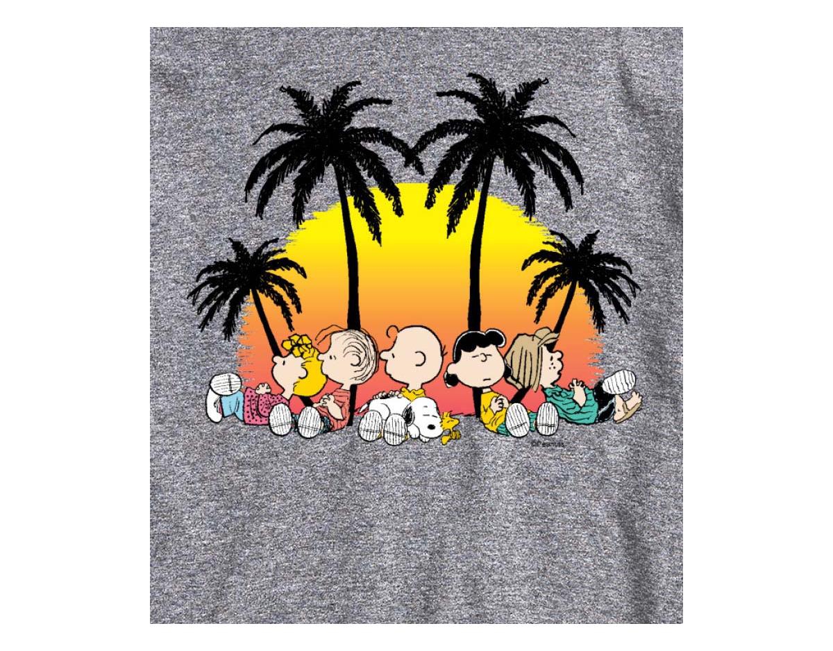 Hybrid Apparel Peanuts Summer Mens Short Sleeve Tee