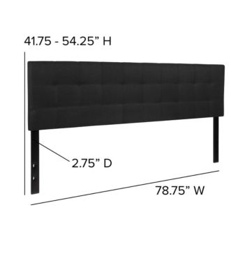 Quilted Tufted King Upholstered Headboard