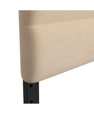 Coppola Queen size Metal Frame Tufted Upholstery And Powder Coated Headboard