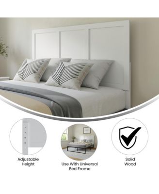 Grady Full Raised Panel Wooden Adjustable Headboard Only