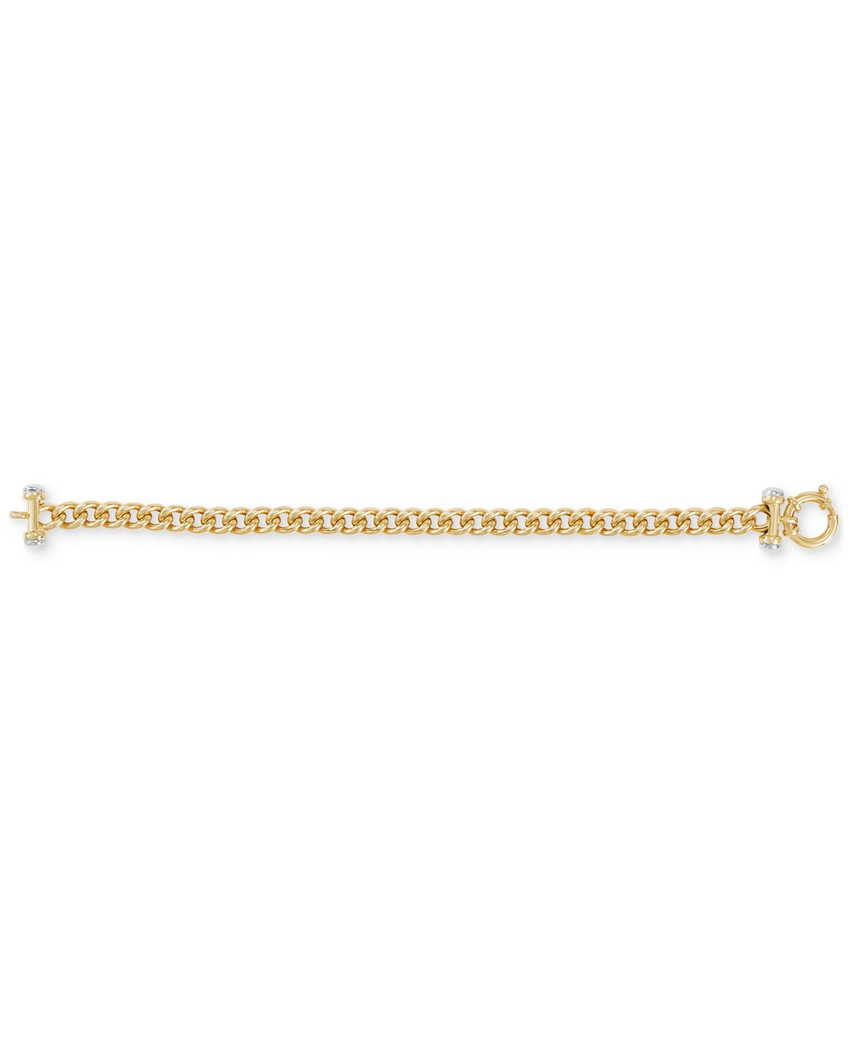 ItalianCurb Link Chain Bracelet in 14k- Gold