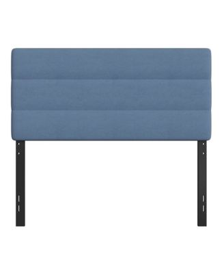 Coppola Full Size Powder Coated Metal Frame Tufted Upholstered Adjustable Slot Headboard