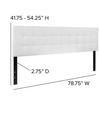 Quilted Tufted King Upholstered Headboard