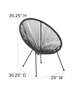 Papasan Bungee Lounge Chair