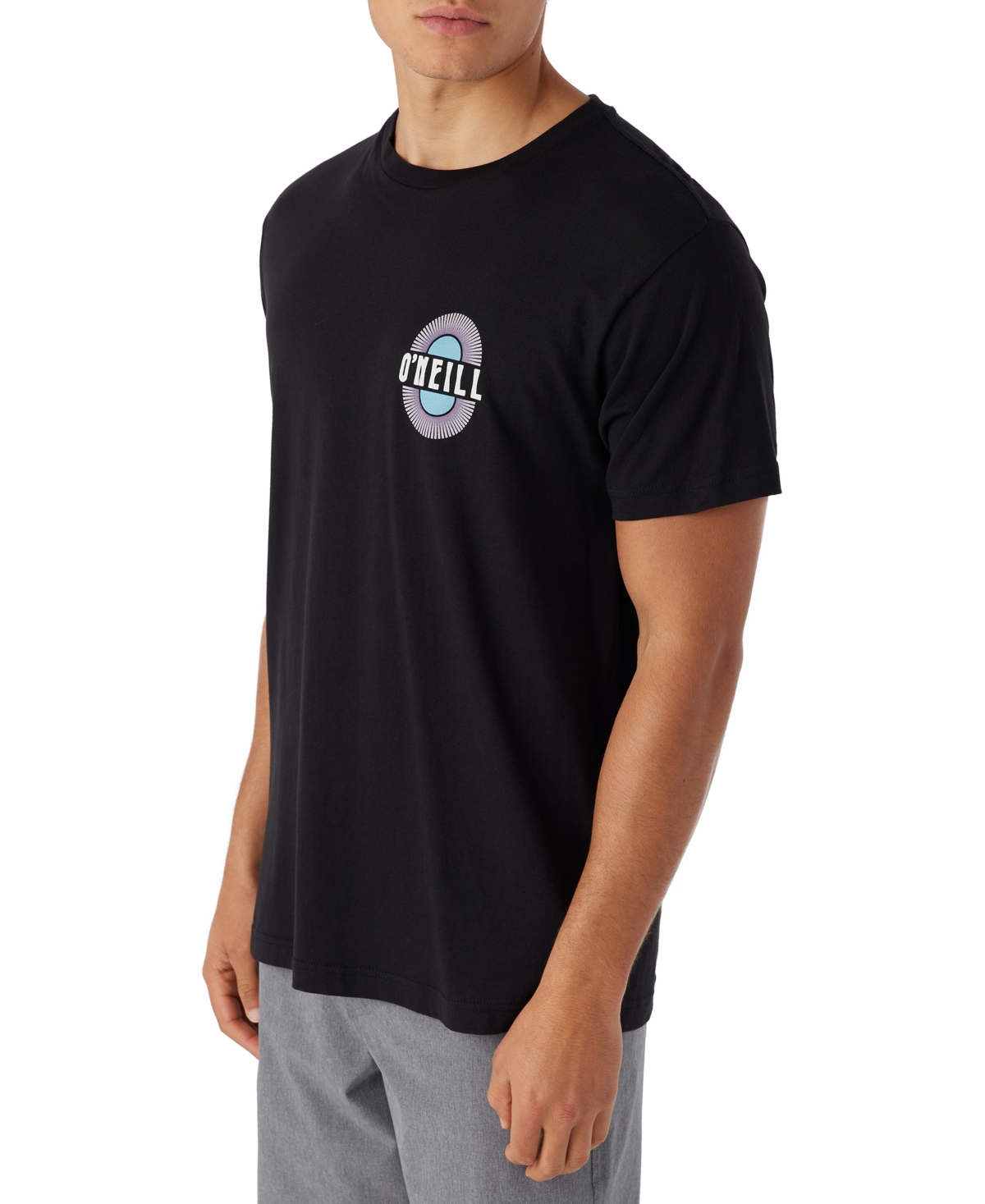 O'Neill Men's Sunny Day Relaxed Fit Short-Sleeve Logo Graphic Crewneck T-Shirt