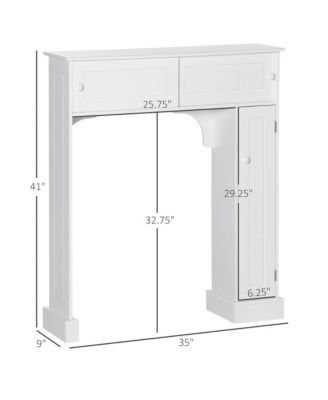 Bathroom Over-The-Toilet Storage Cabinet Shelf Freesding Spacesaver