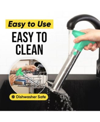 Heavy Duty 2pc Pineapple Corer & Slicer Set – Includes Eye Removal Tool with Reinforced Blade