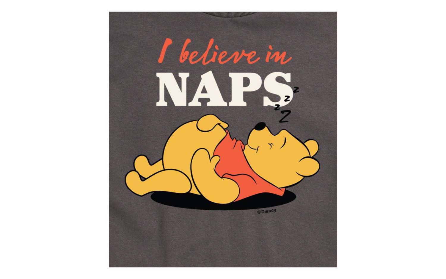 Hybrid Apparel Men's Winnie the Pooh Naps Short Sleeve T-Shirt