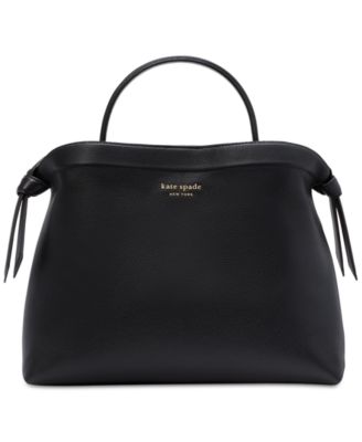 kate spade new york - Knott Pebbled Leather Medium Top Handle