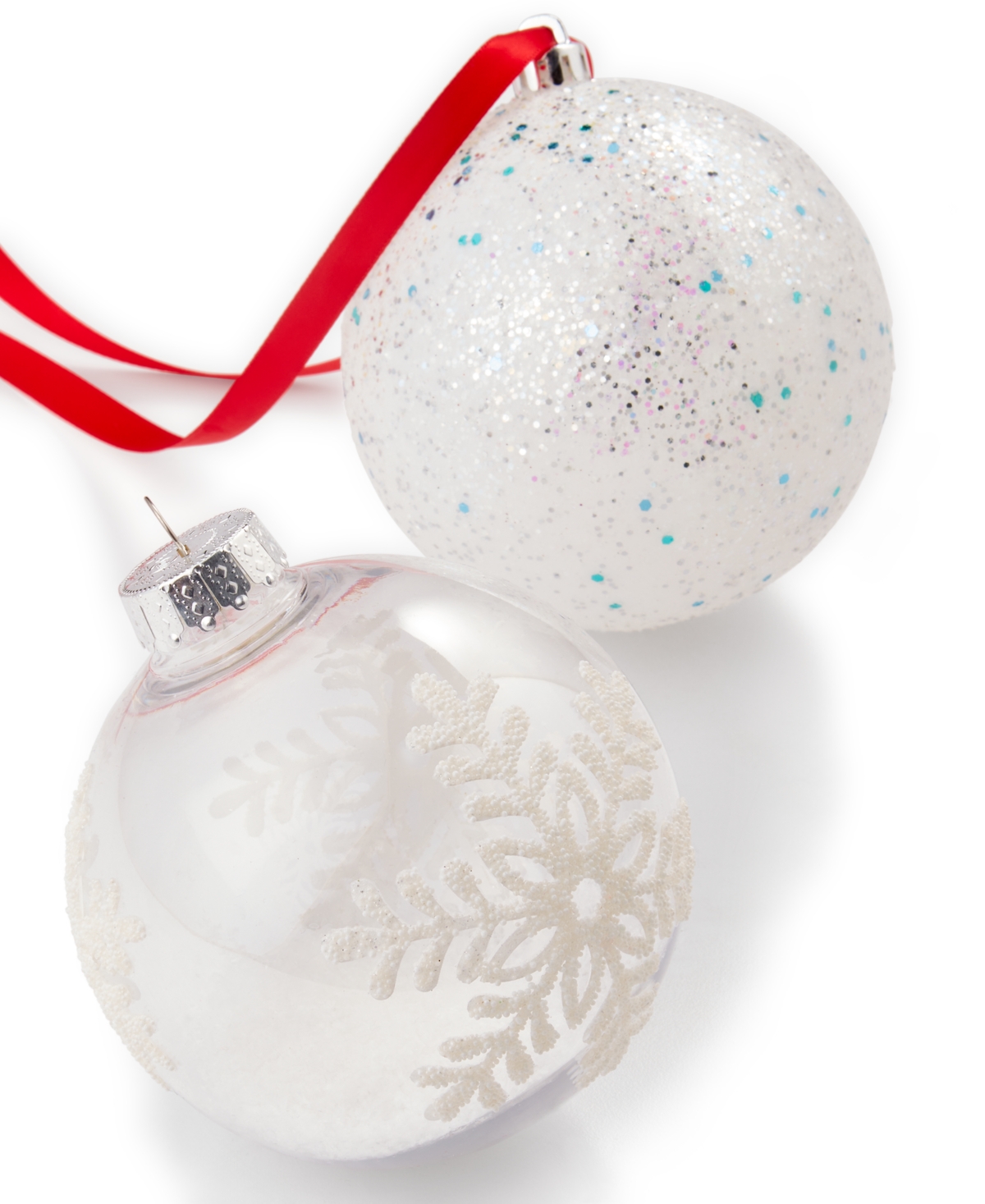 Holiday Lane Northern Holiday Ball Ornaments, Set of 4, Exclusively at Macy's
